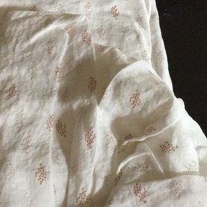 GARNET HILL 100% European Queen flax linen fitted sheet and pillowcases